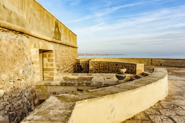 Pobřežní Opevnění Hrad Blízkosti Města Los Banos Guardias Viejas Provincie — Stock fotografie