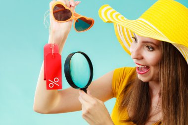 kadın gözlük Büyüteç arama seçme