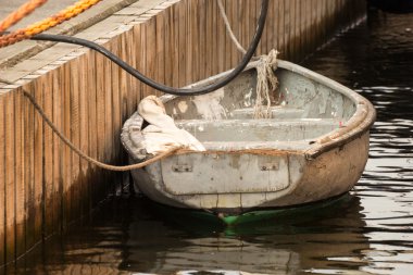Eski teknede pier Harbor