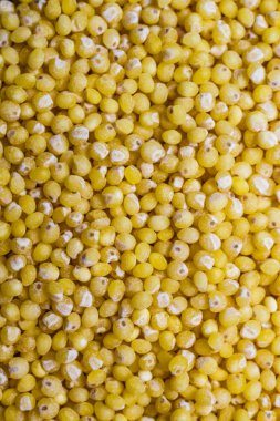 Darı kabuğu çıkarılmış tane gıda arka plan olarak