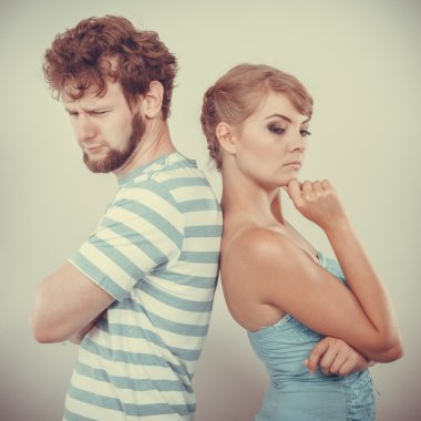 genç bir çift kavga sonra