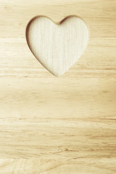 Kitchen board with heart shape — Stock fotografie