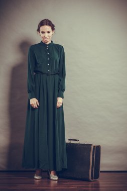 Kadın retro tarzı eski çanta