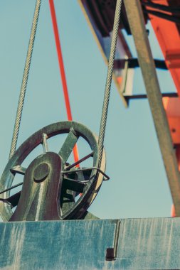 Vinç, sanayi ayrıntı blok kaldırma