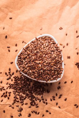 Keten tohumu keten tohumu beyaz kase