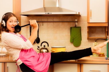 Çılgın ev kadını cook mutfak