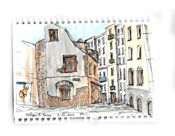 Eski şehir St Petersburg