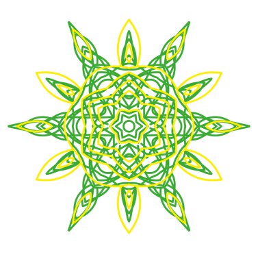 Mandala tasarım deseni