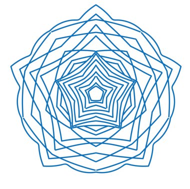 Mandala tasarım deseni