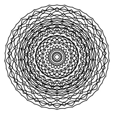 Mandala tasarım deseni