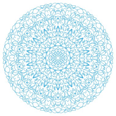 Doğu mandala tasarımı