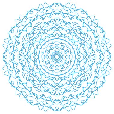 Doğu mandala tasarımı