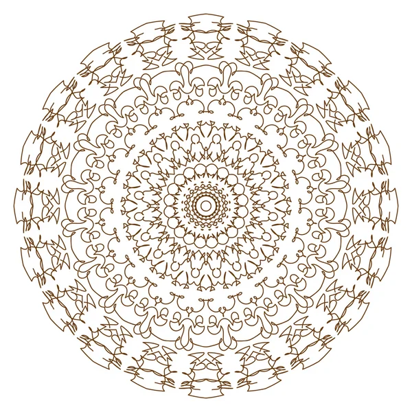 Disegno mandala orientale — Foto Stock