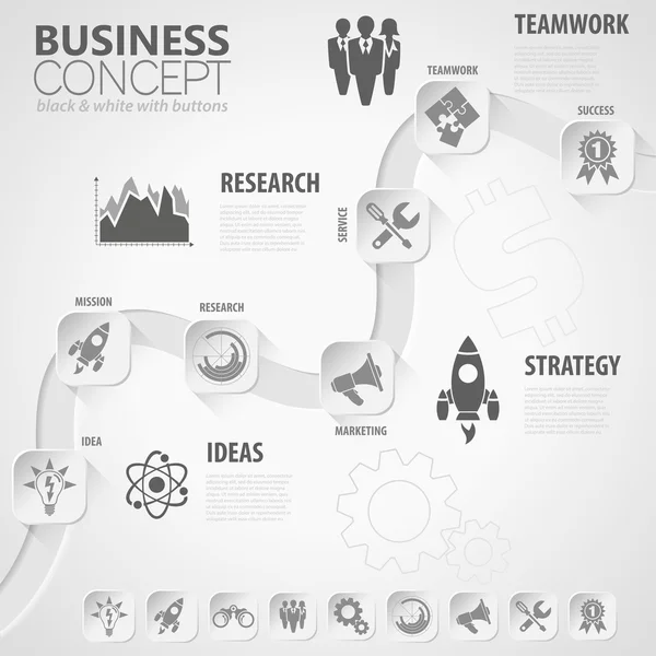 Tijdlijn Infographic — Stockvector