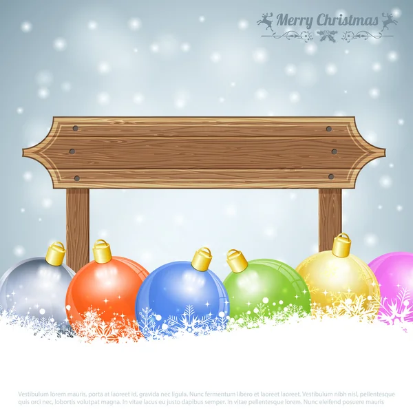 Christmas background — Stock Vector