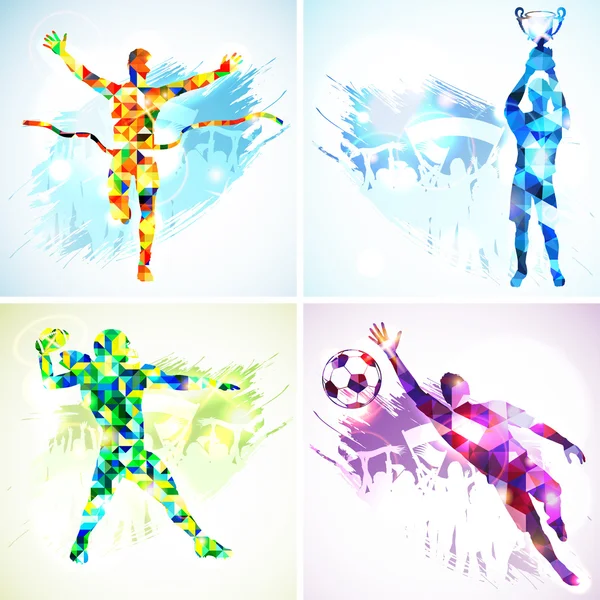 Soccer Players Royalty Free Stock Vectors