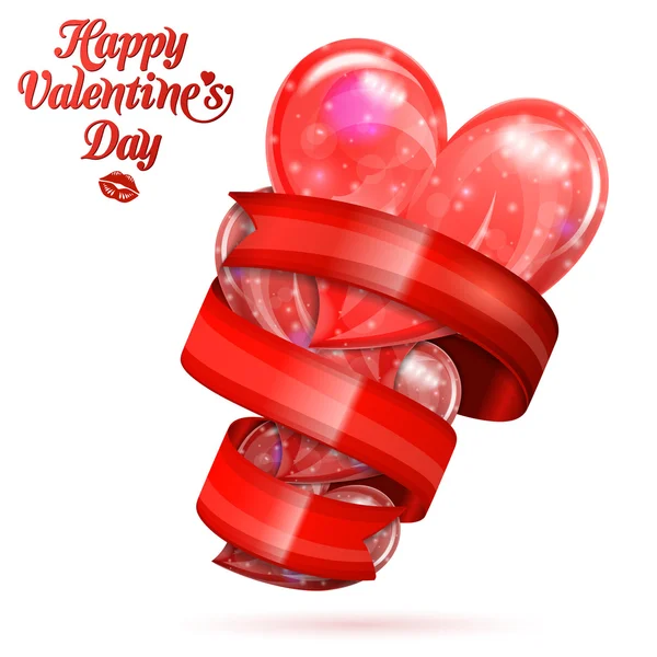 Valentine's Day Hearts — Stock Vector