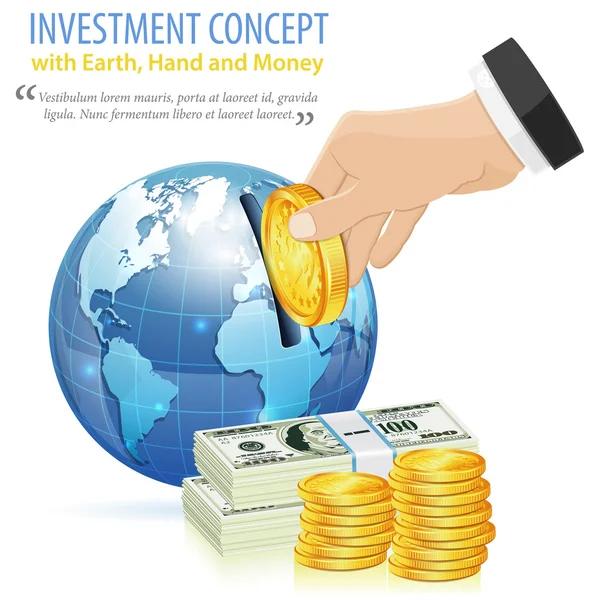 Concept d'investissement — Image vectorielle