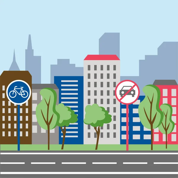 Akıllı ve ekoloji şehri, birçok binası, arabası ve bisiklet yolu olmayan bir peyzaj şehri..