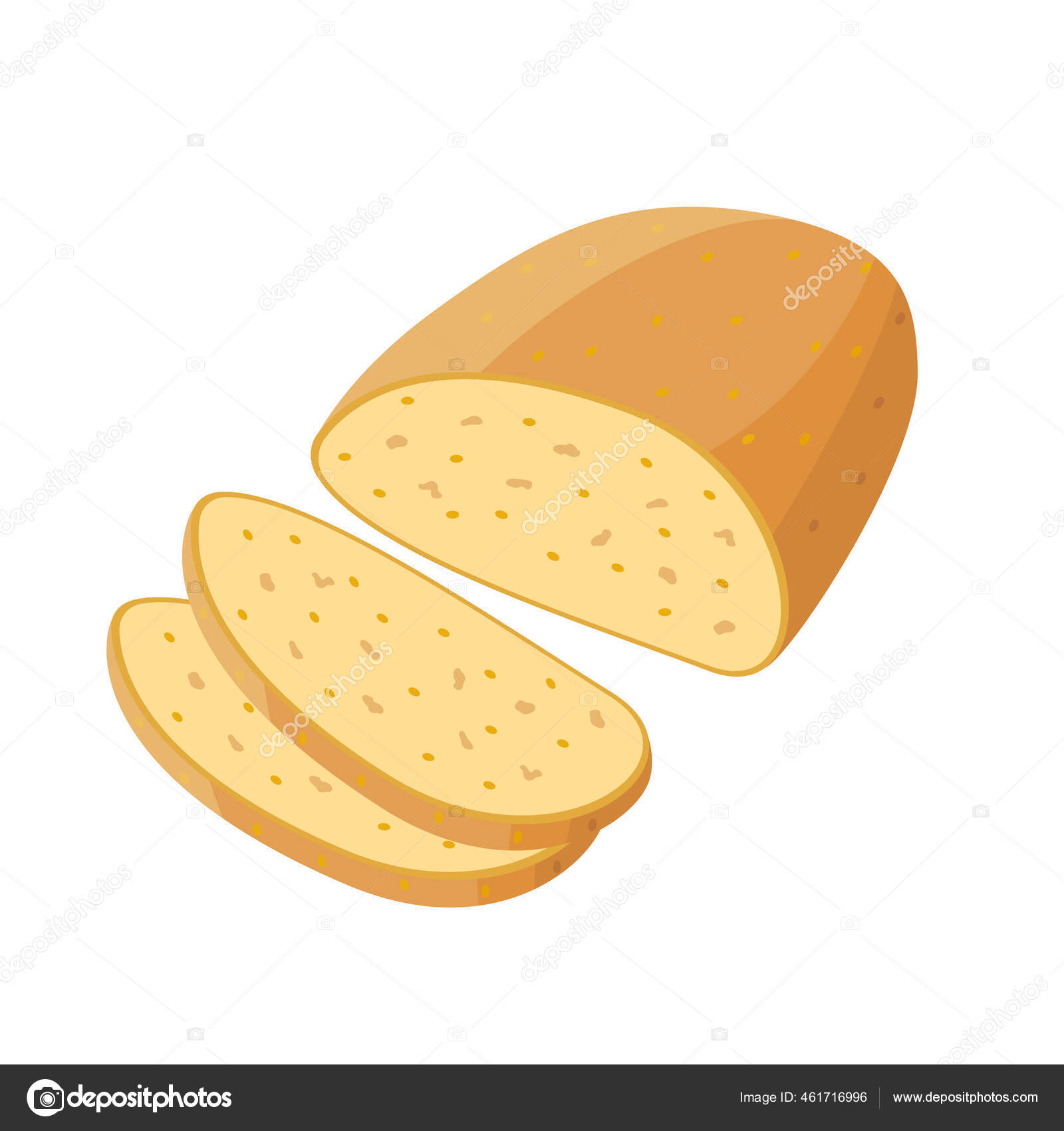 Cornbread Clipart
