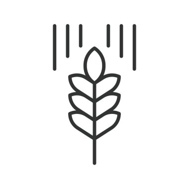 Çizgi dizaynında karbonhidrat simgesi. karbonhidratlar, beslenme, beslenme, yemek, sağlık, sağlık, yaşam tarzı beyaz arka plan vektörü. karbonhidratlar düzenlenebilir vuruş simgesi