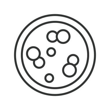 Probiyotik ikon çizgi tasarımında. Probiyotik, beslenme, mide sağlığı, sindirim, sağlık, sağlık, beyaz arka plan vektöründeki besin. probiyotik düzenlenebilir vuruş simgesi