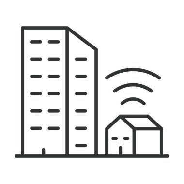 Melez iş dengesi simgesi çizgi tasarımında. Melez iş dengesi, işbirliği, verimlilik, esneklik, refah, yönetim, beyaz arka plan vektöründe ilerleme. Melez çalışma dengesi düzenlenebilir vuruş simgesi