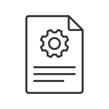 Proje yönetimi simgesi satır dizaynında. proje, yönetim, plan, çevik, kontrol, süreç, beyaz arka plan vektörü denetimi. Proje yönetimi düzenlenebilir vuruş simgesi