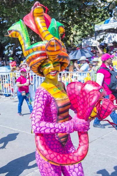 Carnevale di Barranquilla 2016 — Foto Stock