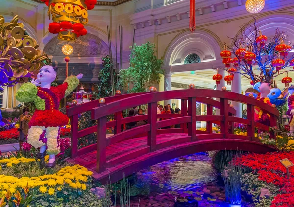 Bellagio Hotel Conservatory & Botanical Gardens — Stock Photo, Image