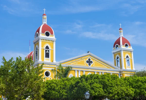 De kathedraal van Granada in Nicaragua — Stockfoto