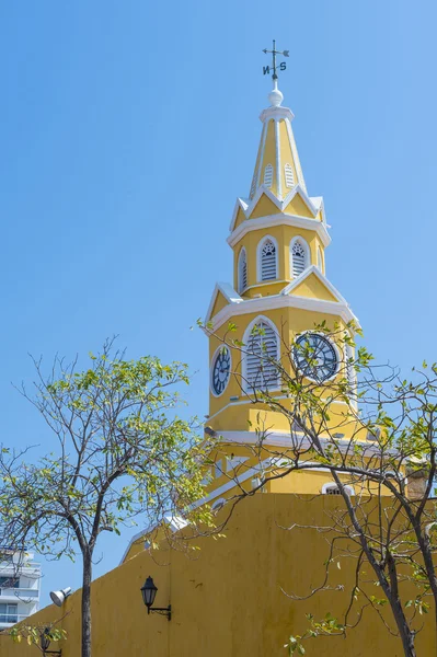 Cartagena Colombie Tour de l'horloge — Photo