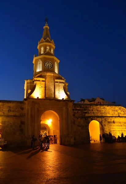 Cartagena Colombia klokkentoren — Stockfoto