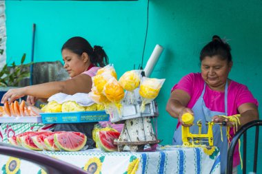 Çiçek ve Palm Festivali Panchimalco, El Salvador