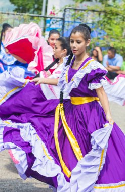Çiçek ve Palm Festivali Panchimalco, El Salvador