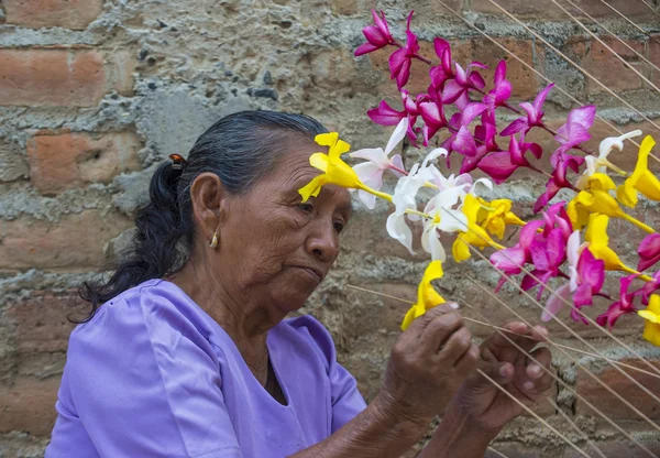 Virág & Palm fesztivál Panchimalco, El Salvador — Stock Fotó