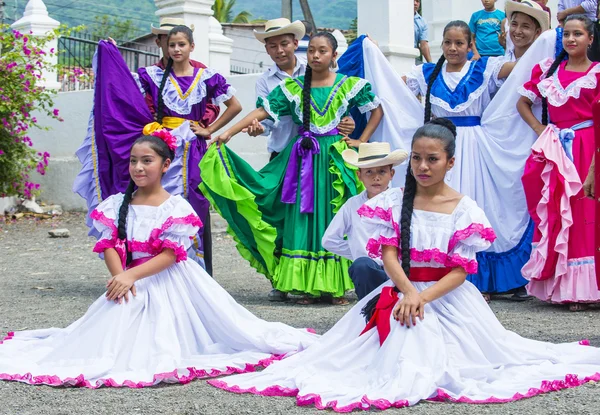 Çiçek ve Palm Festivali Panchimalco, El Salvador — Stok fotoğraf