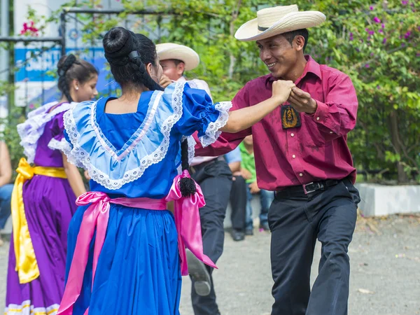 Çiçek ve Palm Festivali Panchimalco, El Salvador — Stok fotoğraf