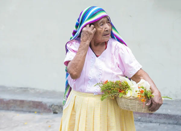 Fête des fleurs et des palmiers en Panchimalco, El Salvador — Photo