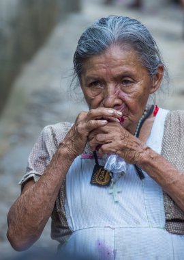 Çiçek ve Palm Festivali Panchimalco, El Salvador