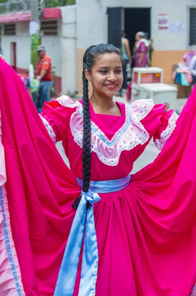 Blomma & Palm Festival i Panchimalco, El Salvador — Stockfoto