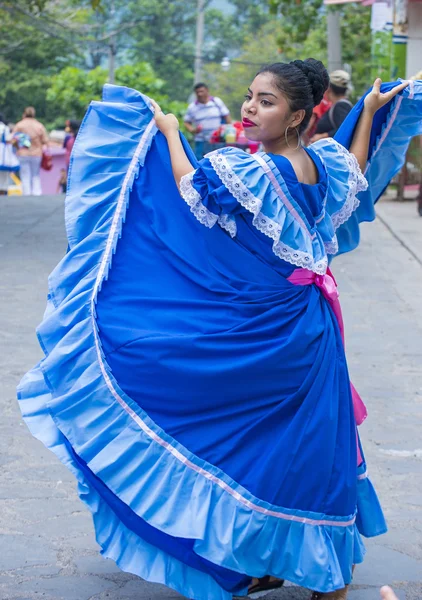 Çiçek ve Palm Festivali Panchimalco, El Salvador — Stok fotoğraf