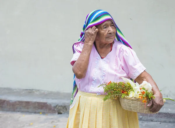 Çiçek ve Palm Festivali Panchimalco, El Salvador — Stok fotoğraf