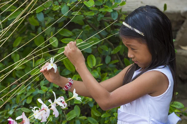 Çiçek ve Palm Festivali Panchimalco, El Salvador — Stok fotoğraf