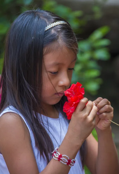 Fête des fleurs et des palmiers en Panchimalco, El Salvador — Photo