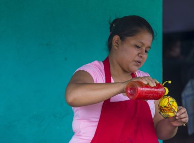 Çiçek ve Palm Festivali Panchimalco, El Salvador