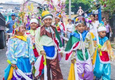 Çiçek ve Palm Festivali Panchimalco, El Salvador