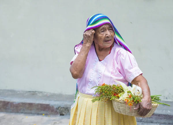 Фестиваль цветов и пальм в Панчималько, Сальвадор — стоковое фото