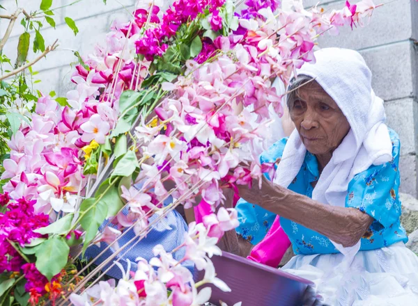 Kwiat & Palm Festival w Panchimalco, El Salvador — Zdjęcie stockowe