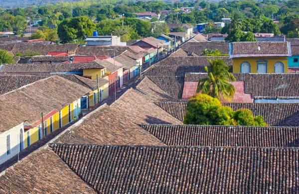 Вид на город Гранада Никарагуа — стоковое фото